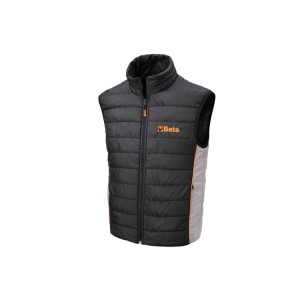 Gilet in tessuto esterno 100% poliestere con trattamento idrorepellente, imbottitura 100 gr e tasca interna